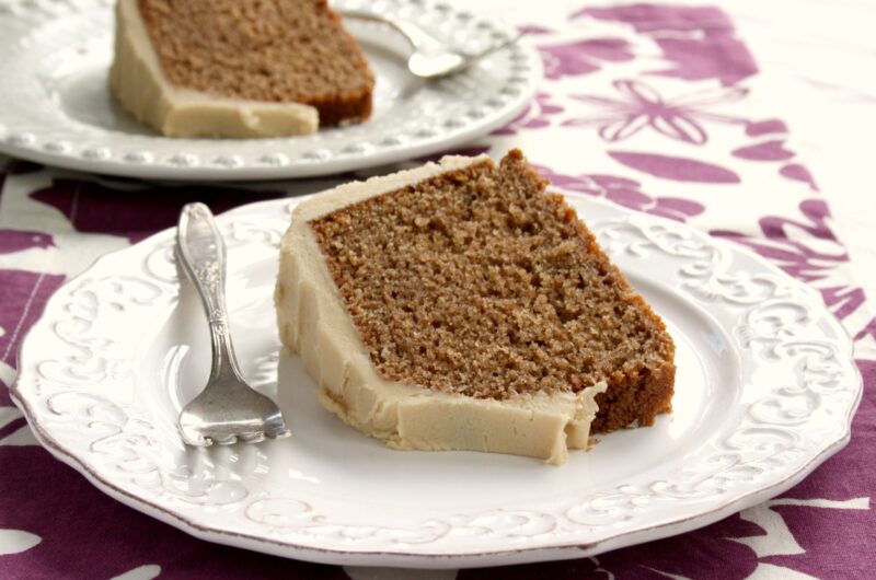 Buttermilk Clove Cake with Brown Sugar Fudge Frosting