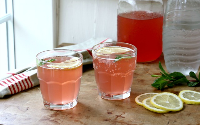 Rhubarb Juice is quick to make and oh so pretty. 