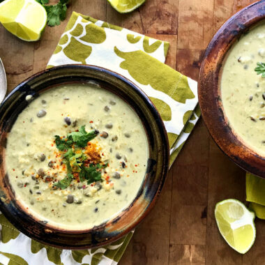 easy coconut curry lentil soup