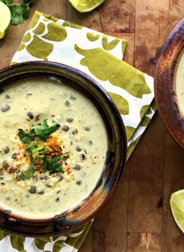 easy coconut curry lentil soup