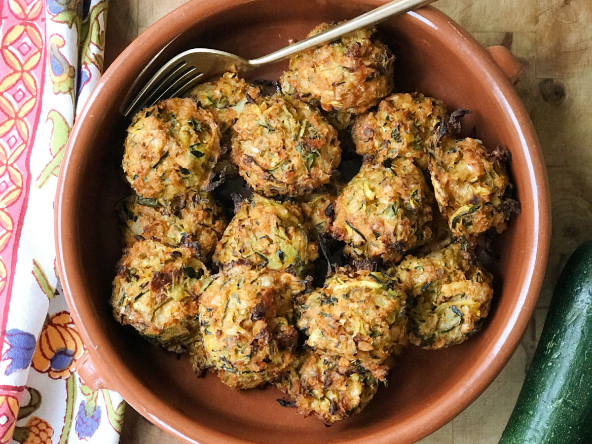 Vegetarian Zucchini "Meat" Balls Bridget's Green Kitchen
