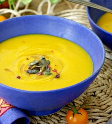 This easy Buttercup Squash soup recipe is a beautiful way to enjoy fresh winter squash. It’s quick enough to make on a weeknight