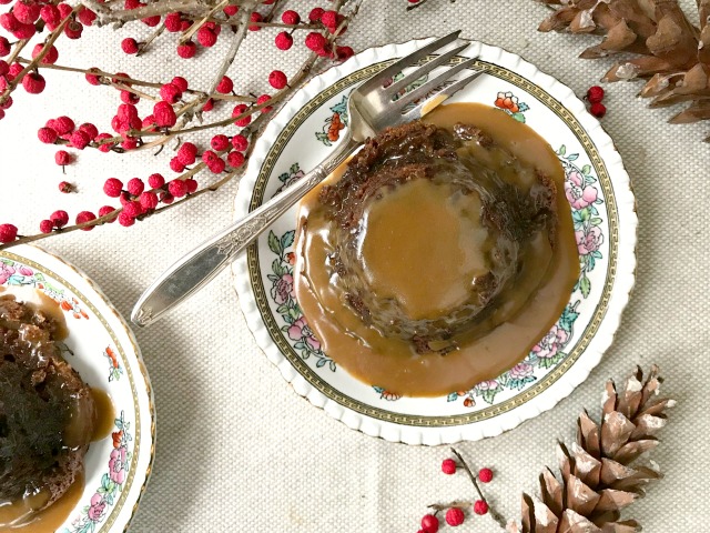 Sticky toffee pudding - a rich, light textured cake. Serve it warm with a simple caramel sauce. It's an easy special treat.
