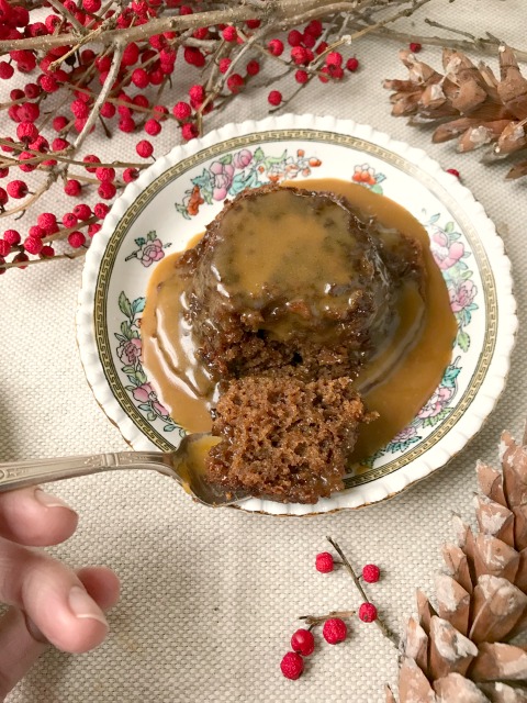 Sticky toffee pudding - a rich, light textured cake. Serve it warm with a simple caramel sauce. It's an easy special treat.