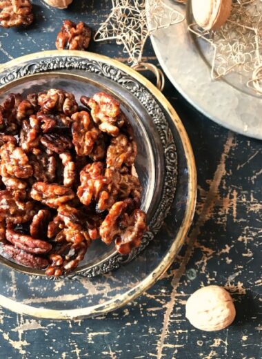 molasses candied walnuts