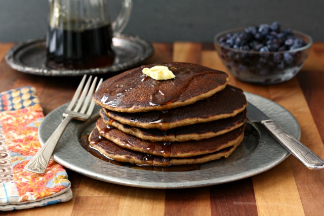 The best buckwheat pancake recipe. The texture is lovely, they aren’t too thin (halfway between a crepe and a fluffy pancake), have a wonderful flavour and behave in the pan. 