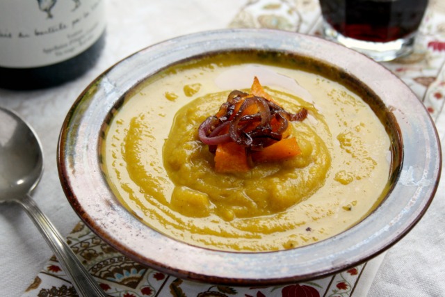 Curried Squash and Cauliflower Soup