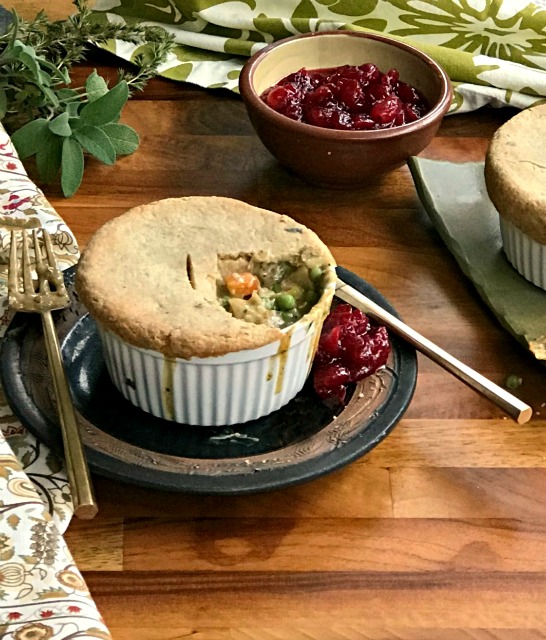 Chicken Pot Pie with Cornmeal Sage Pastry 