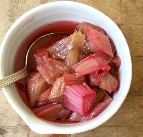 Easy Baked Rhubarb Recipe - Bridget's Green Kitchen