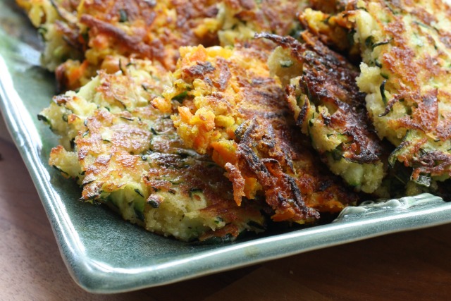 Three favourite vegetable fritter recipes: 