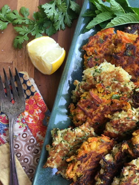 Three favourite vegetable fritter recipes: 