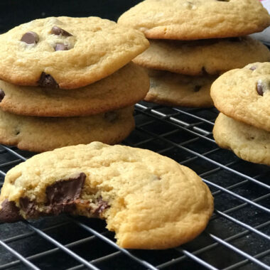 Chickpea chocolate chip cookies are gluten free