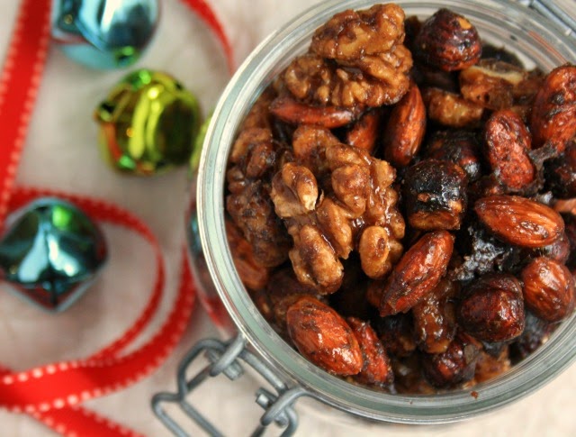 Chinese five spice candied nuts