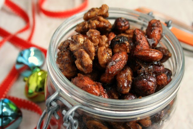 Chinese five spice candied nuts