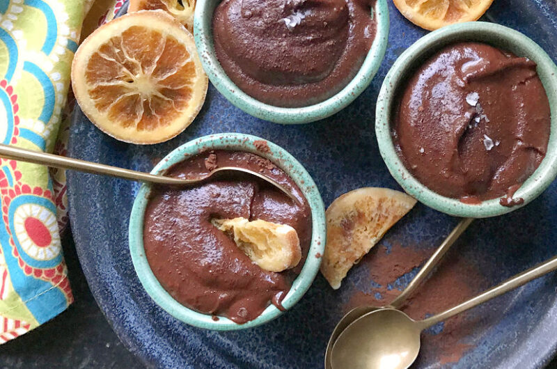 chocolate tahini pudding